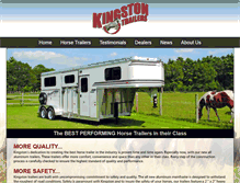 Tablet Screenshot of kingstontrailers.com